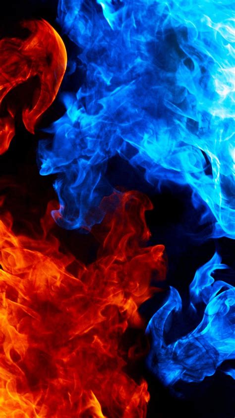 Colored Fire Wallpapers Wallpaper Cave