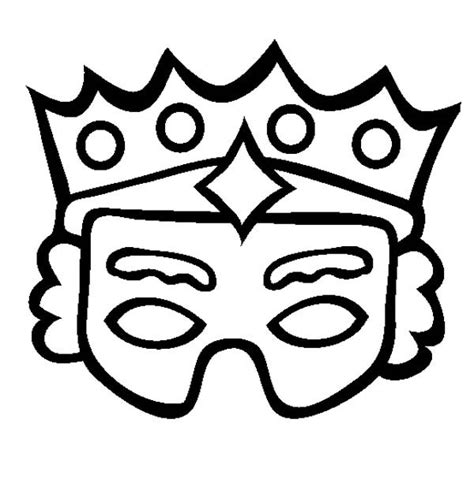 Purim Mask Coloring Page Purim Mask Coloring Page Coloring Sky