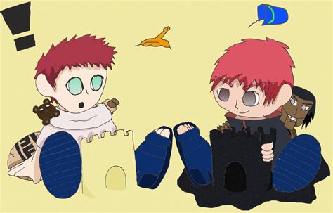 Gaara And Sasoris Beach Fun By Comok64 On Deviantart