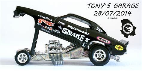 Tony´s Garage Hot Wheels Snake Don Prudhomme Plastic Model Kits Cars
