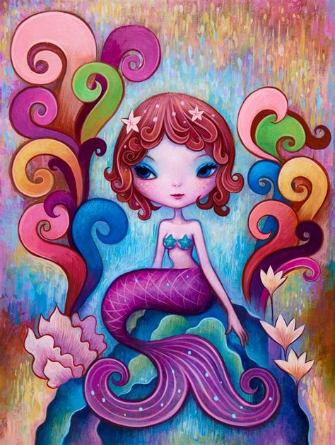 Little Mermaid Jeremiah Ketner Fine Art Mermaid Art Art Painting