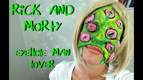 Rick And Morty Eyehole Man Makeup Tutorial Halloween Makeup 2019 Sfx