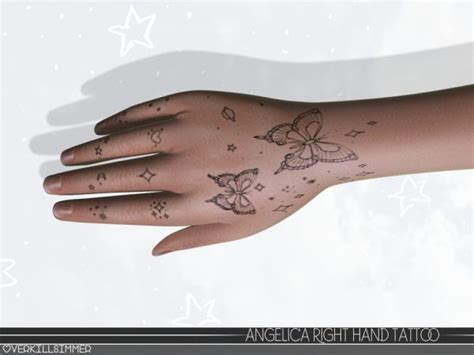 Angelica Right Hand Tattoo The Sims 4 Download Simsdomination