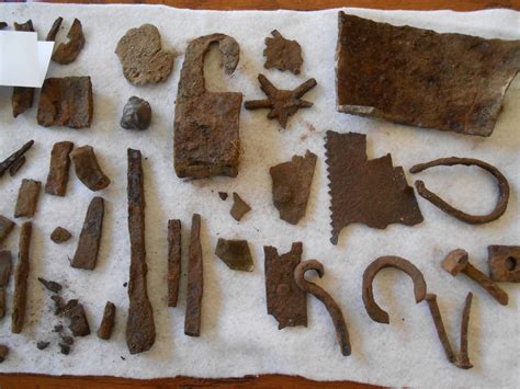 Historic Artifacts From Hcaa Me 7 3 12 2015site 4 1592a Hill Country