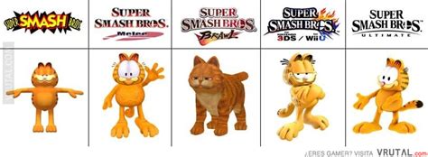 Vrutal Garfield Representando Los Smash Bros