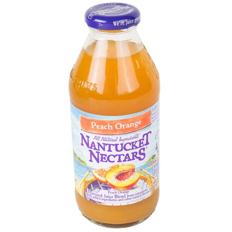 Nantucket Nectars 16 oz. Peach Orange Juice - 12/Case