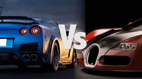 Nissan Gtr Vs Bugatti Veyron Superautos Kahn Autos Videos