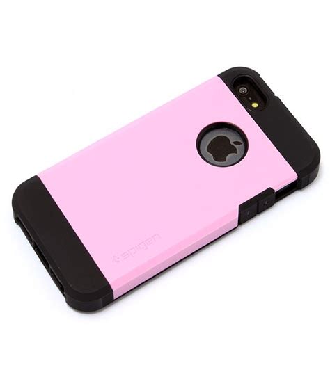 Spigen Sgp Tough Armor Back Cover Case For Apple Iphone 5 And 5s Pink