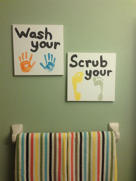 Kids Bathroom Art Ideamust Do I Need To Have Sawyer Do This Then I