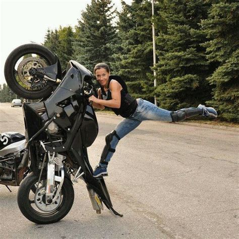 Stunt Girl Stunt Bike Motorcycle Girl Bikes Girls