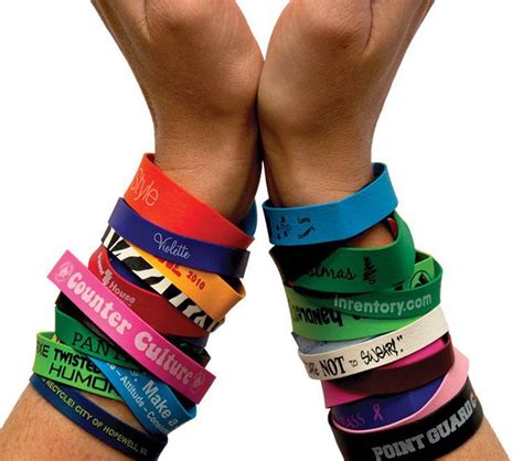 Brand New Adultyouth 12 Inch Silicone Wristbands Rubber Bracelets