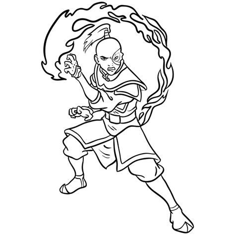 Learn How To Draw Zuko Avatar Characters Easy Drawings
