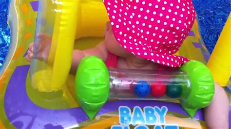 lyla s first time in a pool youtube