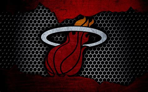 4k Free Download Miami Heat Logo Nba Basketball Eastern Conference