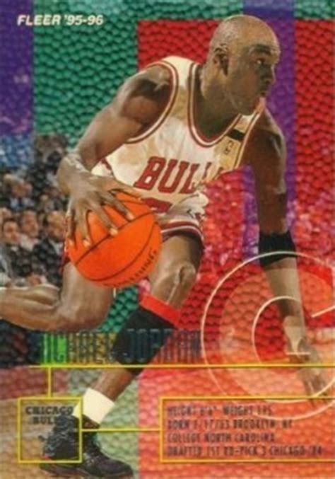 Most valuable basketball cards 1990s: 1995 Fleer Michael Jordan #22 Basketball Card Value Price Guide
