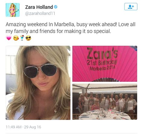 zara holland puts on a very busty display in skimpy white bikini in marbella on instagram