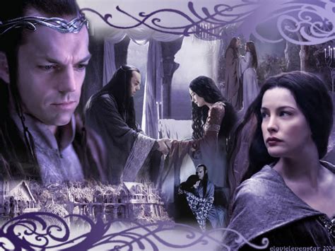 Elrond And Arwen The Elves Of Middle Earth Fan Art 7511154 Fanpop