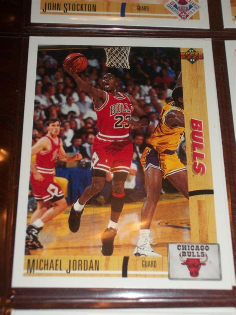 Michael Jordan 91-92 Upper Deck basketball card