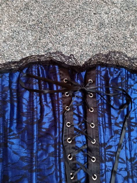 corset blue corset costume corset costume sexy li… gem