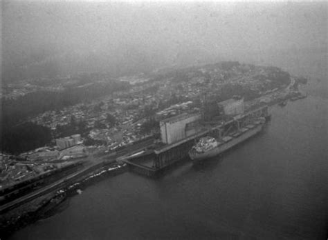 Aerial View Of Ship At Prince Rupert Port Northern Bc Archives