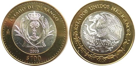 Monedas De 100 Pesos 180 Aniversario De Federación Mexicanos Valores