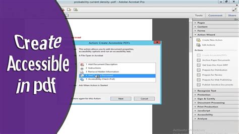 There's an adobe scan to pdf tool that you can download for your smartphone that will enable you to use the device essentially as a handheld scanner, shooting photos. How to Create Accessible in pdf by using adobe acrobat pro ...