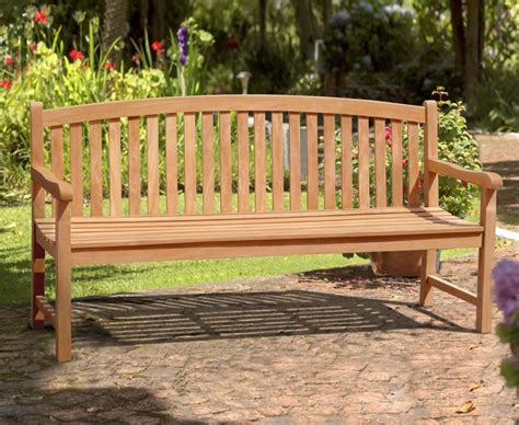 Clivedon 4 Seater Garden Bench Teak 18m6ft