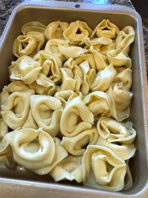 Air Fryer, Tortellini Alfredo With Melted Mozzarella Cheese - Fork To Spoon | Recipe