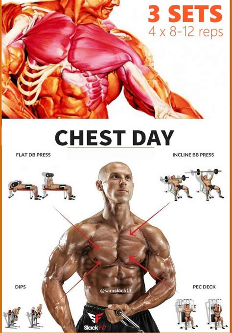 Chest Workout 40 Minutes Complete With 6 Exercises Chest Workout For Men