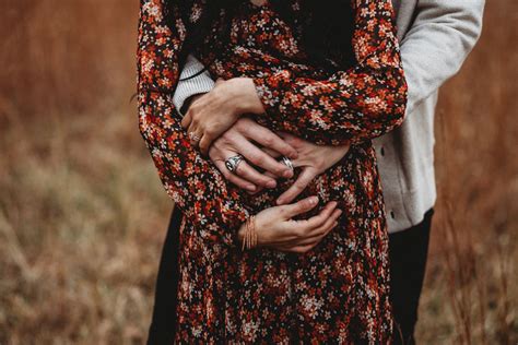 Moody Maternity Couple Baby Announcement Virginia Fredericksburg