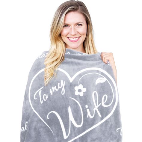 to my wife t blanket silver by buttertree® buttertree® blankets