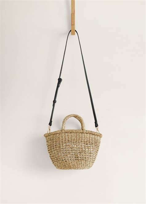 Handmade Mini Basket Bag Woman Mango Sweden Korbtasche Taschen
