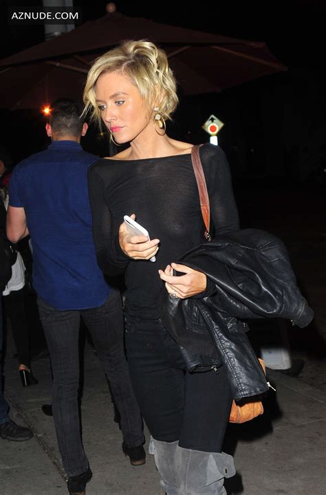 Nicky Whelan Braless At Craig S For Dinner With Friends In West