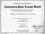 Roofing Contractor License California Photos