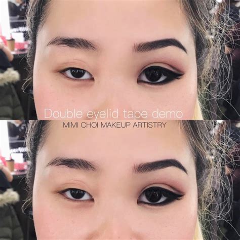 Mimi Choi No Instagram “a Double Eyelid Tape Demo For Single Lidded