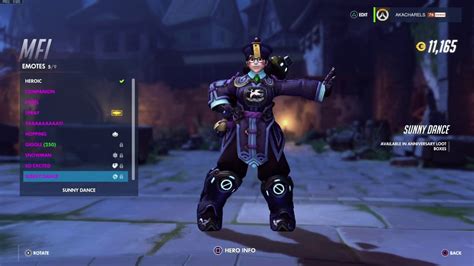 Overwatch Mei Jiangshi Skin All Emotes Poses Intros And Weapons