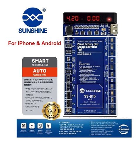Activador Baterias Sunshine Ss915 Iphone Y Android Mercadolibre