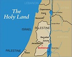 donde se encuentra jerusalén en un mapa