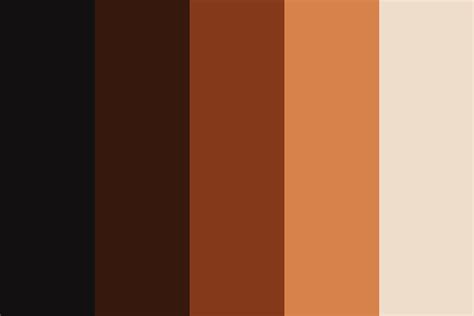 Black Brown Red Fawn White Color Palette Colorpalette