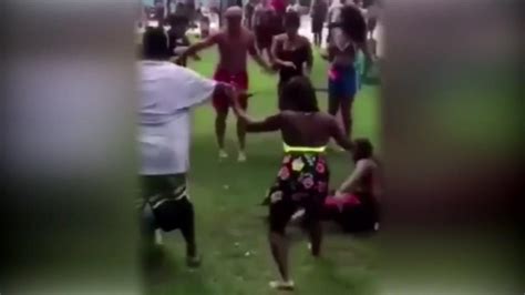 Brawl Between People Breaks Out At Waterpark Over Alleged Use Of