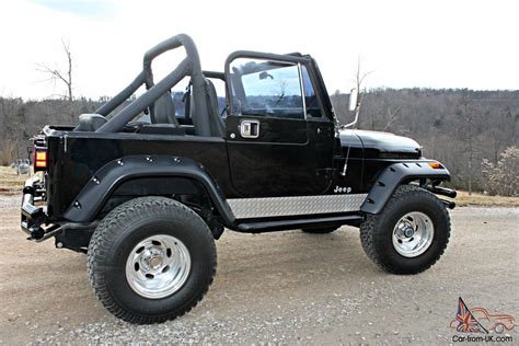 1986 Jeep Cj7 42l Automatic Black On Black