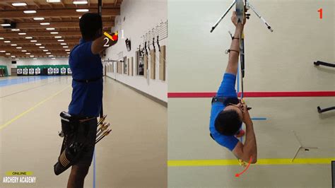 Archery Draw Technique And Full Draw Recurve Olympic Archery