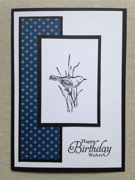Handmade Male Birthday Card Stampin Up Cards I Have Sympathy