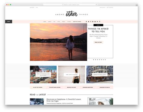 19 Best Lifestyle Blog Designs To Inspire Bloggers 2021 Colorlib