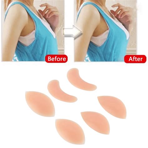 Women Silicone Bra Inserts Pads Breast Enhancer Lift Breast Push Up Padded Bra Adhesive Bra