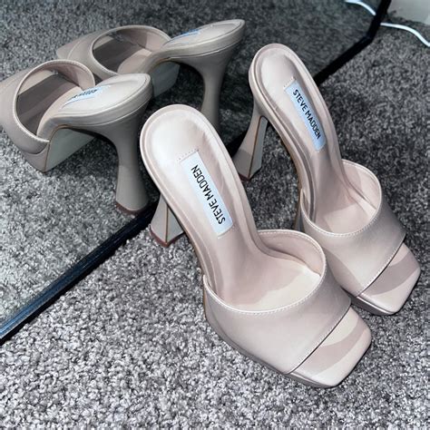 Nude Steve Madden Heels Brand New And Never Worn Depop