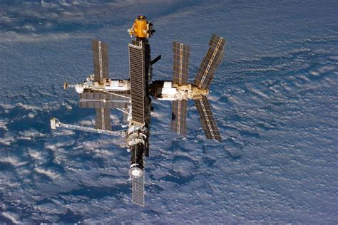 Mir Space Station As Seen After Undocking From The Shuttle Atlantis Nara And Dvids Public Domain