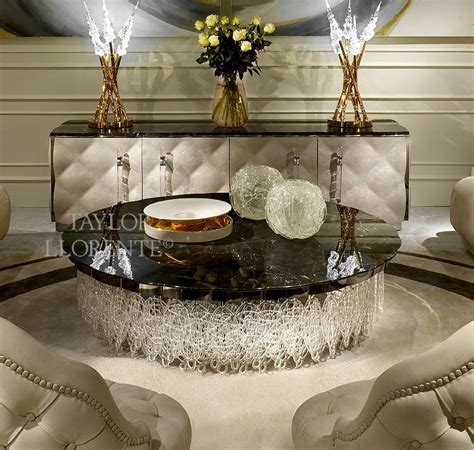 Luxury Venitian Murano Glass Coffee Table Taylor Llorente Furniture