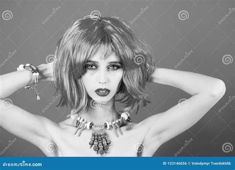 Hairdresser Salon And Barbershop Stock Photo Image Of Lips Naked