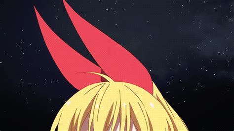 Kirisaki Chitoge Nisekoi Animated Animated  Lowres Tagme 10s 1girl Blonde Hair Blue